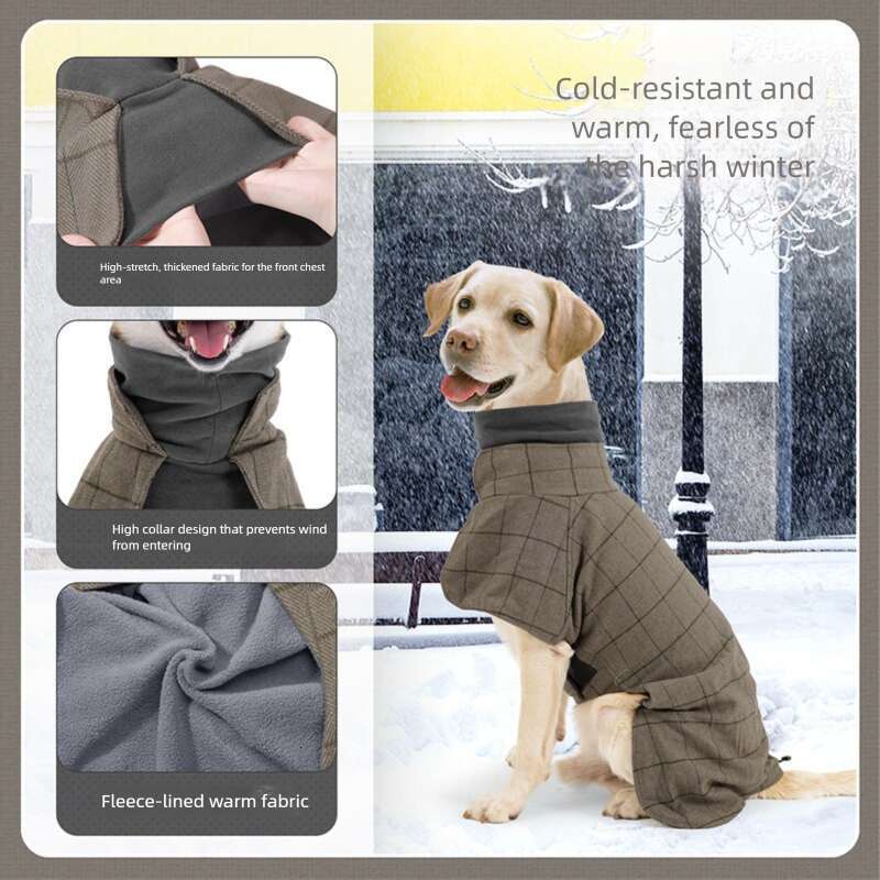 Famous brand New Amazon pet clothing for autumn winter British gentleman style coat cold proof and warm dog apparel pupakaIK