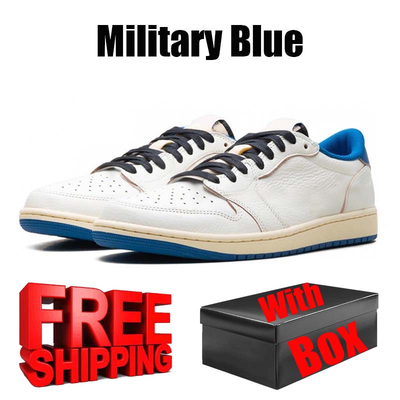 Free Shipping With Box Designer Basketball travisscot 1 1s low lows Shoes sneakers for travi travis mens womens Phantom Fragment scottes Olive trainer
