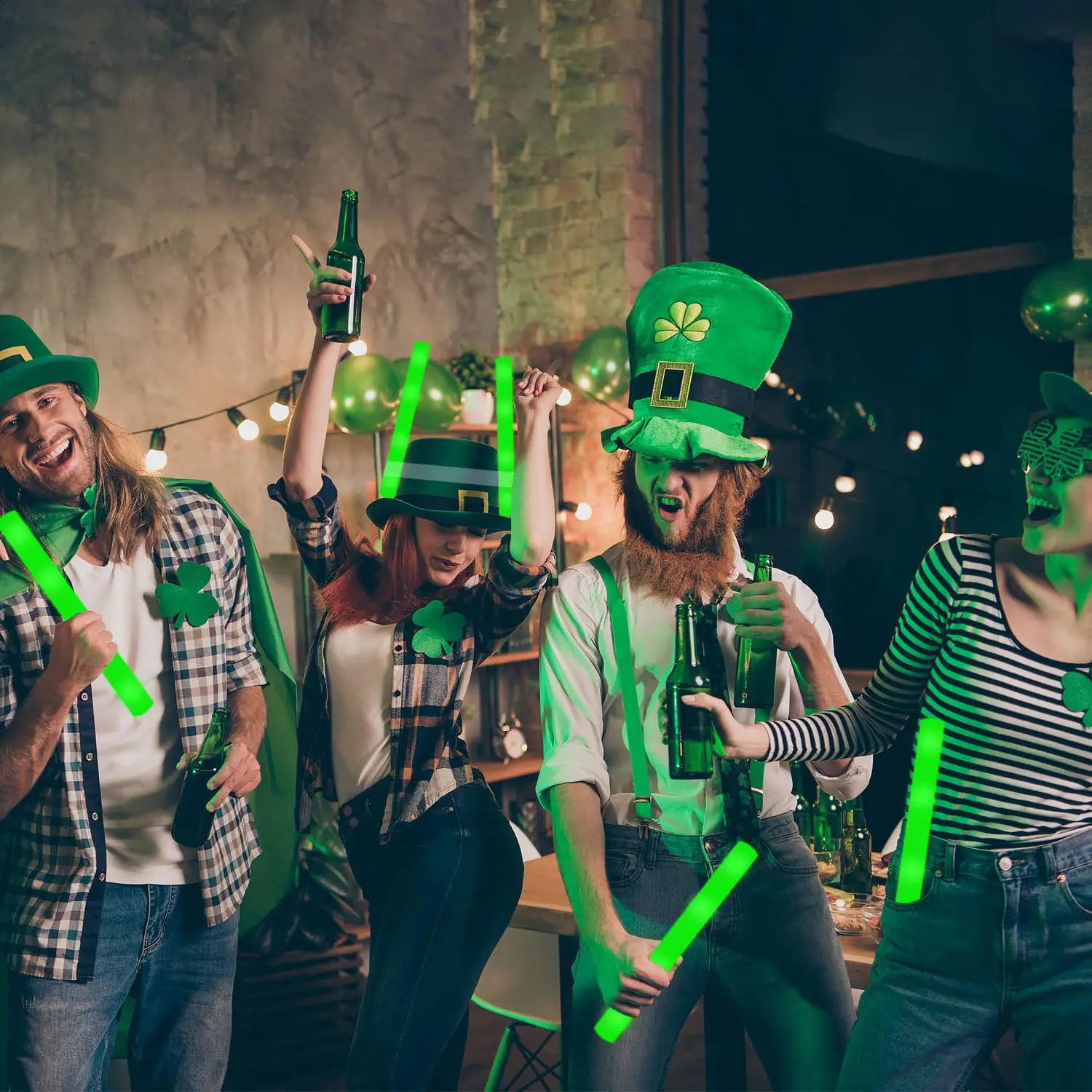 LED Foam Sticks Light Up Batons Glow Fiber Optic Wands Tube Led Flashing Stick for Wedding Raves Concert 260207