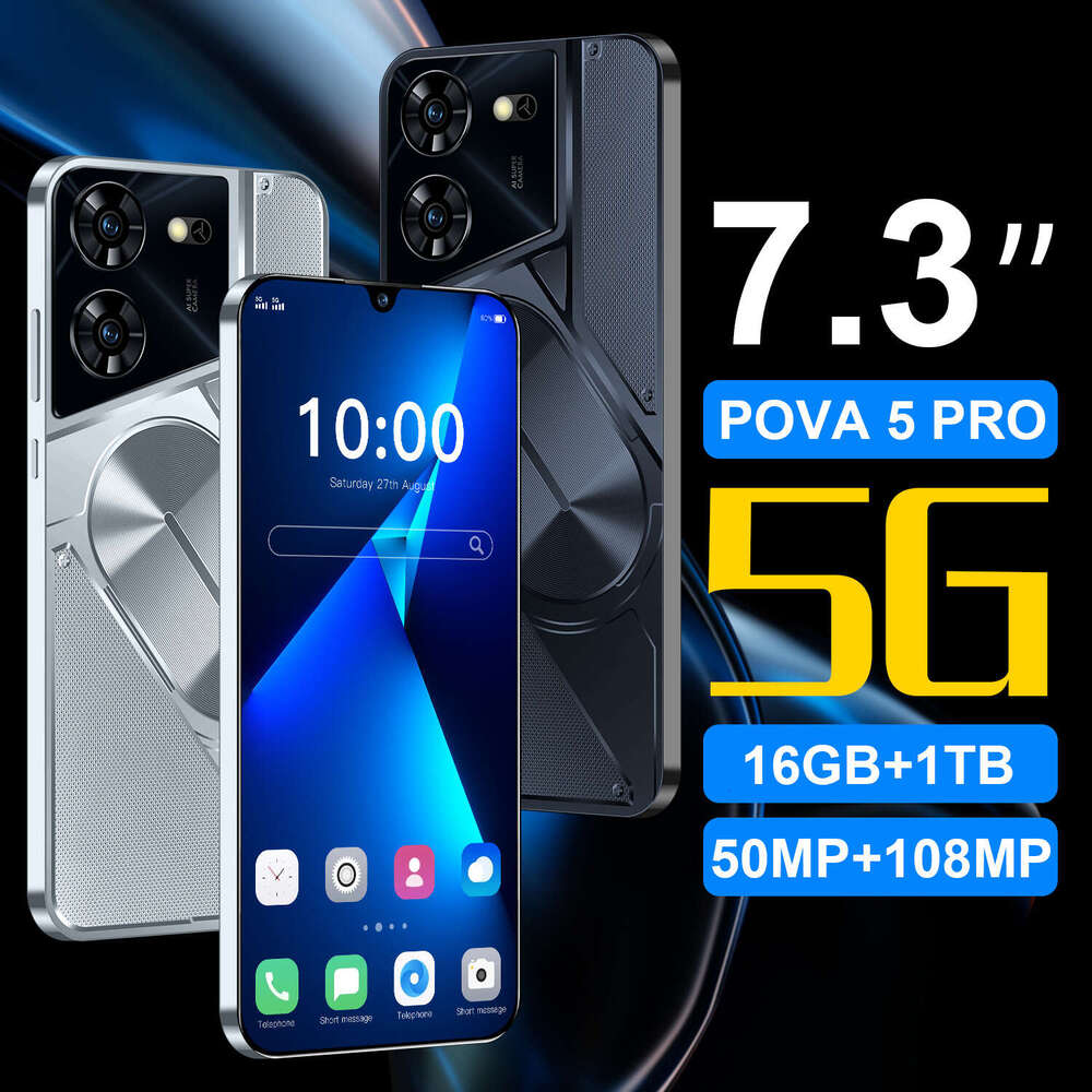 Famous Brand New Cross Border In Stock POVA PRO G Android Smartphone With Ultra Large Screen TB Factory Price CKS