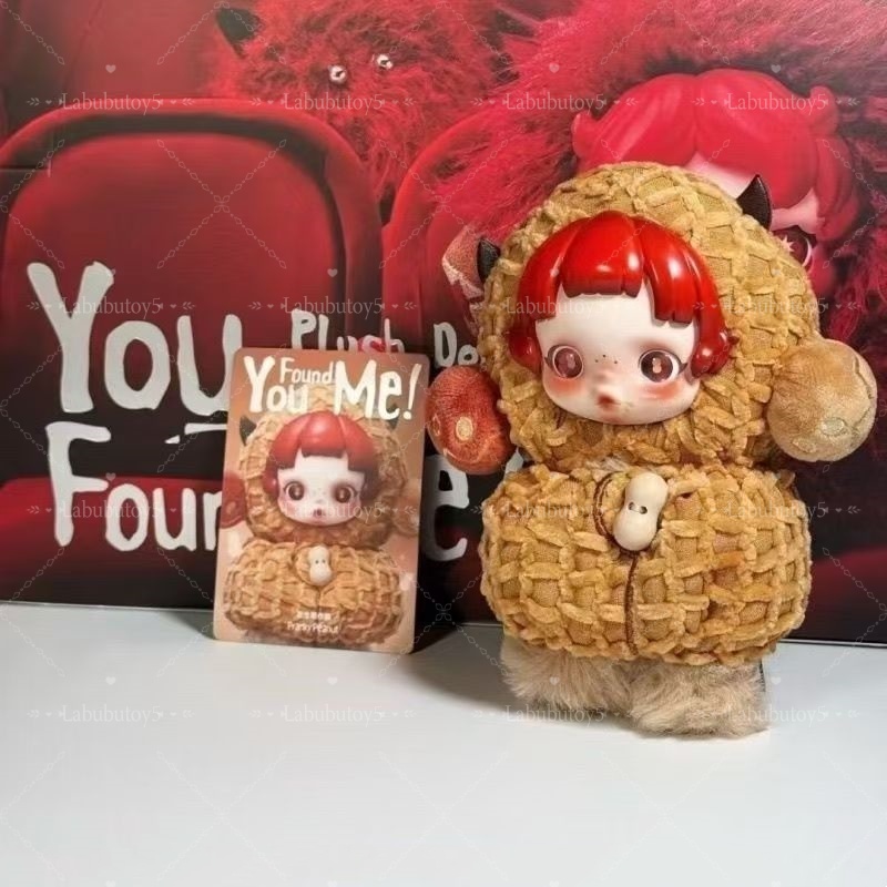 HIDDEN - SKULLPANDA You Found Me ! Series Plush Doll Pendant Secret Edition Optional Buddy Doggie 13.5cm Trendy Dolls For Labubu Fans yizhixing