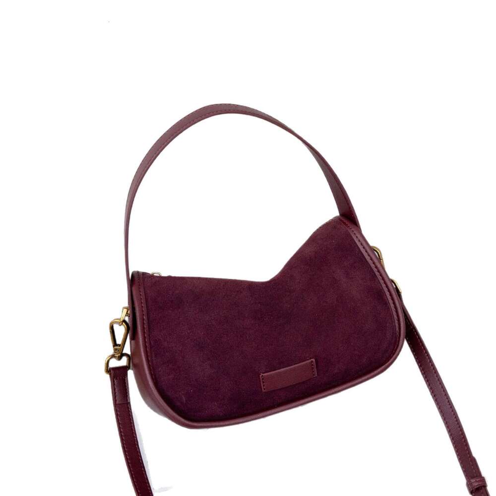 Luxury Shoulder Bags Totes Hobo Top Layer Cowhide Suede Women S Elegant Leopard Print High End Niche Bag Trendy Fashion Single Crossbody Soft Leather 