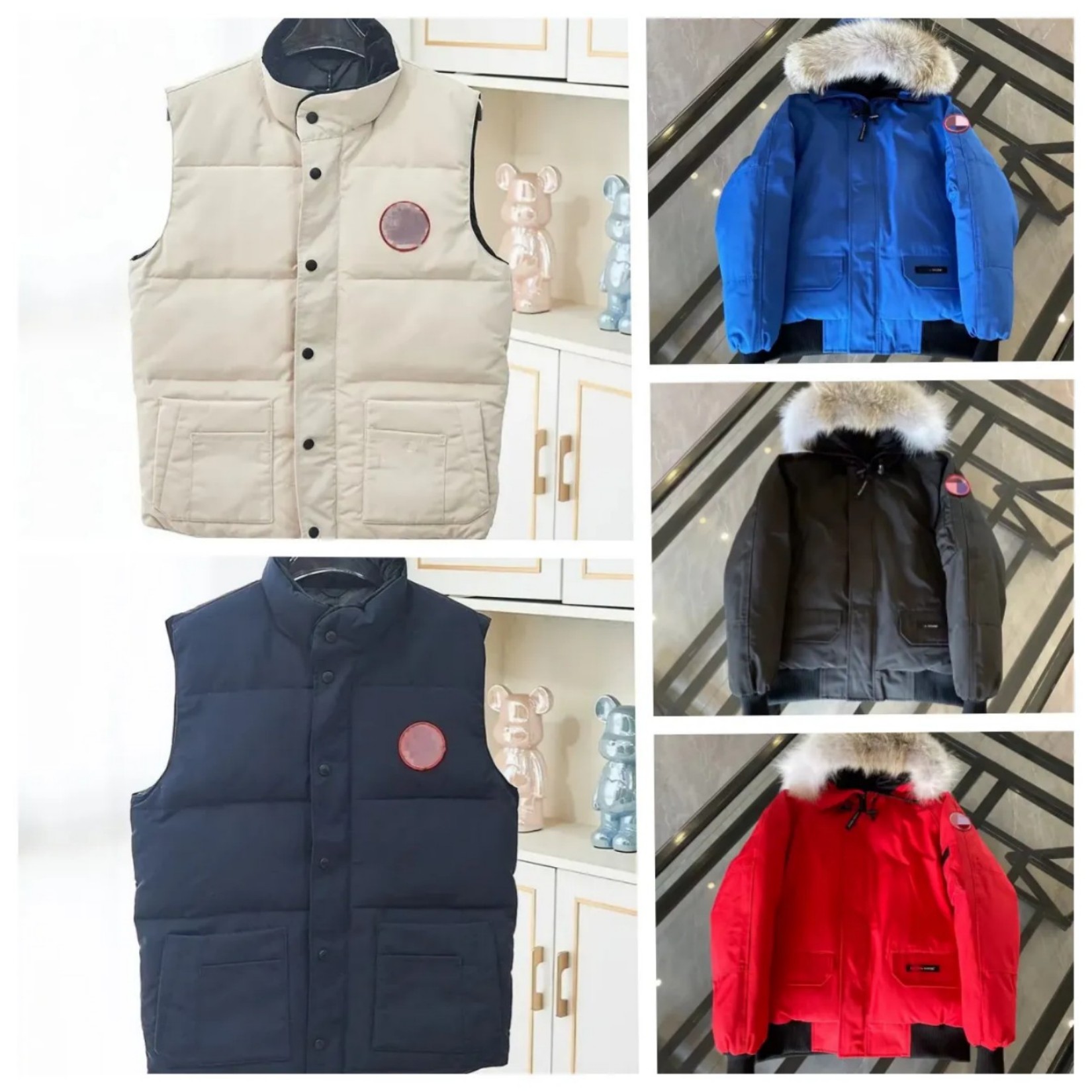 Winter Men Hooded Down Jacket Fur Outdoor Windbreaker Parka Coat