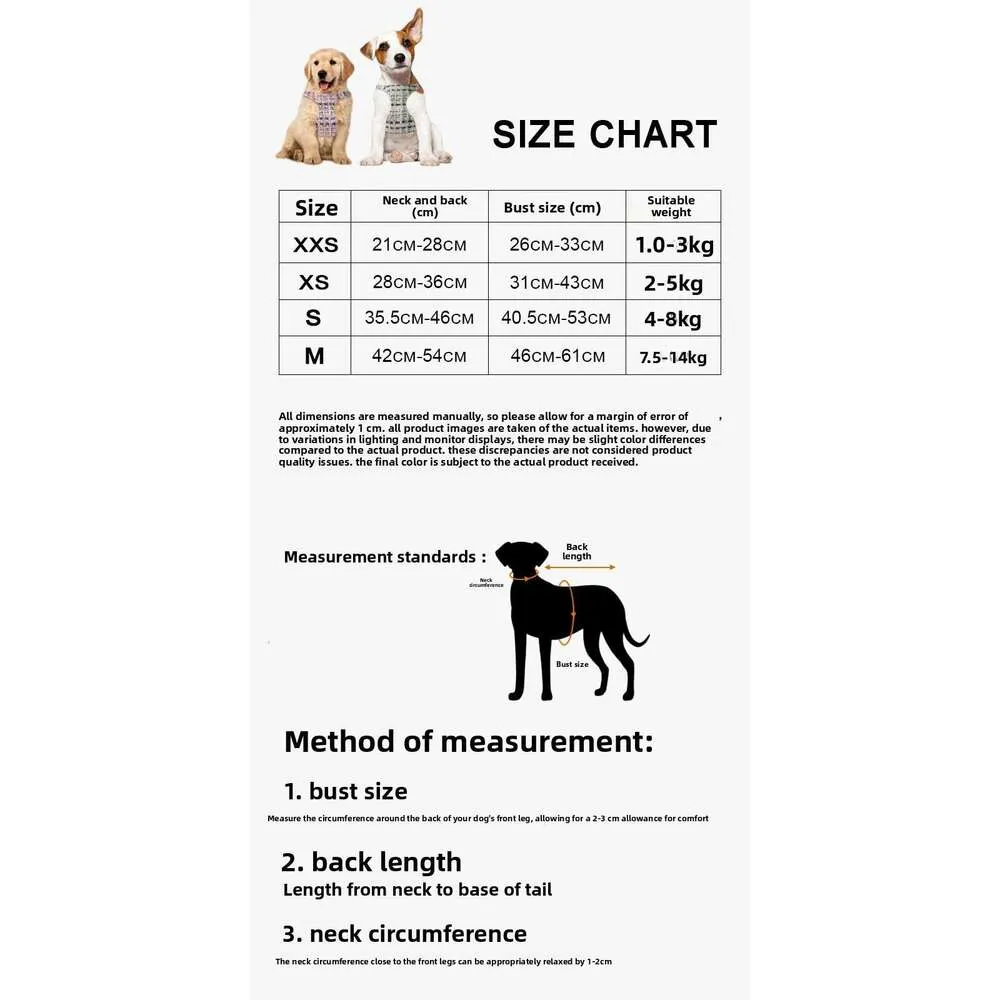 Pet Harness for Dogs Cats Old Flower PU Suede Lining Designer Dog Collar Style Outdoor Holiday Everyday Outfit Adjustable Comfort