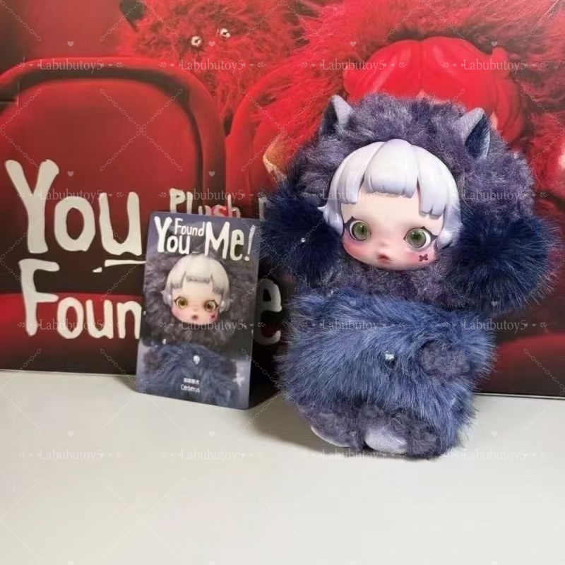 HIDDEN - SKULLPANDA You Found Me ! Series Plush Doll Pendant Secret Edition Optional Buddy Doggie 13.5cm Trendy Dolls For Labubu Fans yizhixing