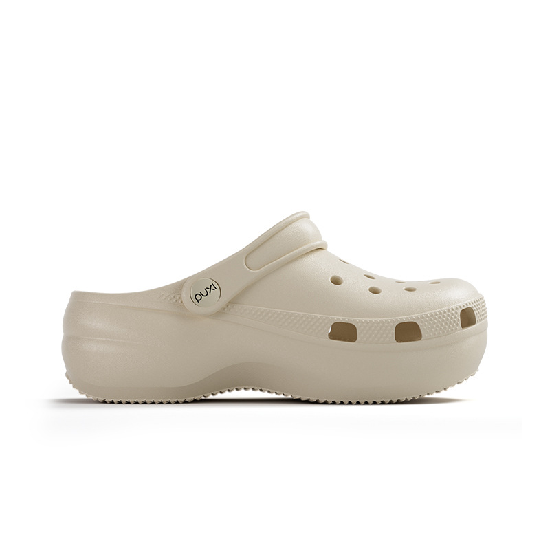 new Free shipping Slippers Fashionable and minimalist perforated shoes in solid color lightweight and easy to wear with a cool mop