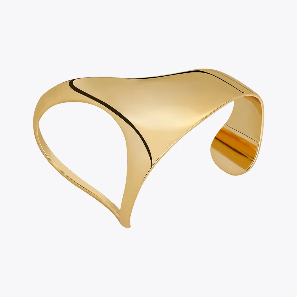 ENFASHION Pulseras Palm Bangle For Women Space Invader Fantasy Gold Color Simple Delicate Bracelet Fashion Jewelry Gift B232331 260204 - view 6