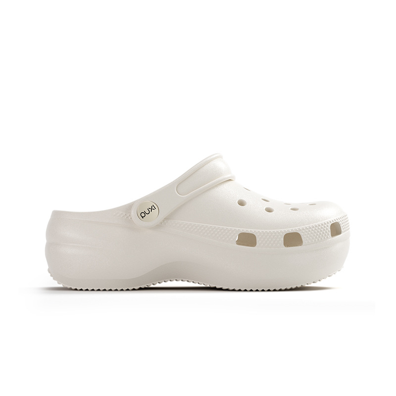 new Free shipping Slippers Fashionable and minimalist perforated shoes in solid color lightweight and easy to wear with a cool mop
