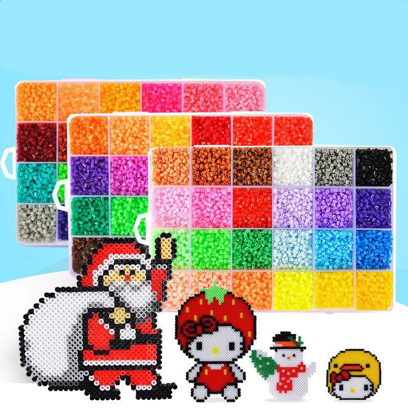 26mm 2448colors Hama beads Education Iron 3D puzzle Beads lroning perler Fuse diy toy miangas 260207 - view 3