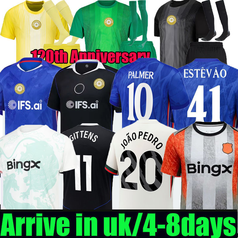 ENZO GARNACHO PALMER soccer jersey 25 26 ESTEVAO GITTENS pedro DELAP HATO MUDRYK NETO 2025 2026 football shirt adult kids kit CAICEDO N.JACKSON 1990 1994 pre match