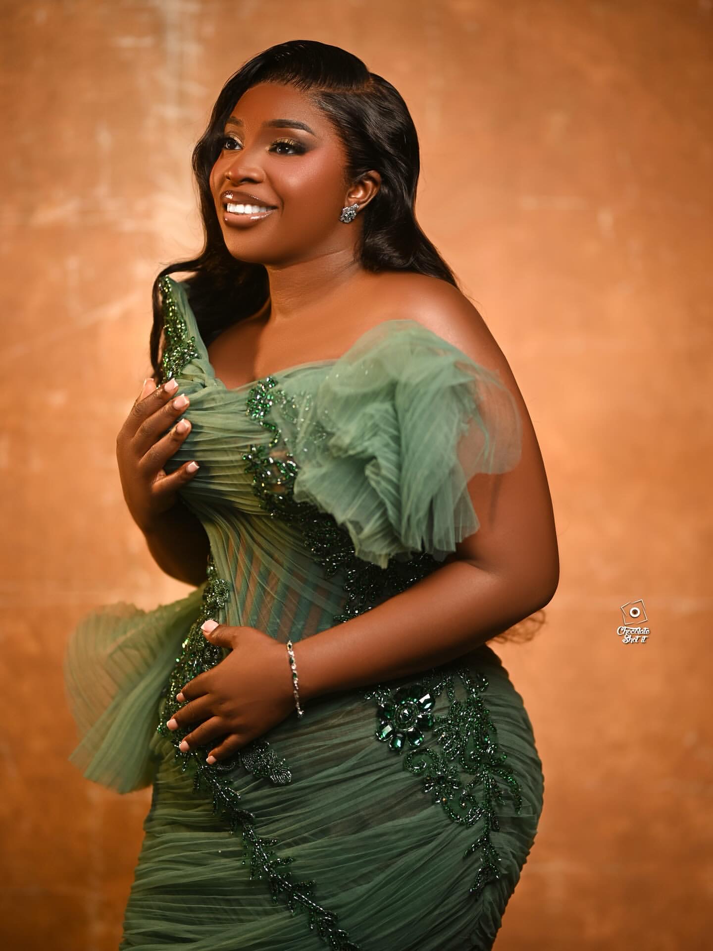2026 Sage Africa Aso Ebi Mermaid Prom Dress Lacefull Beaded Crystals Florals Promdress Evening Formal Party Second Reception Birthday Engagement Gowns - view 5