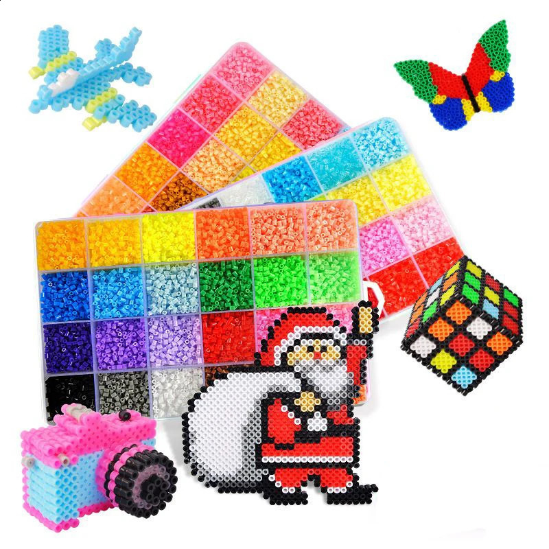26mm 2448colors Hama beads Education Iron 3D puzzle Beads lroning perler Fuse diy toy miangas 260207 - view 7