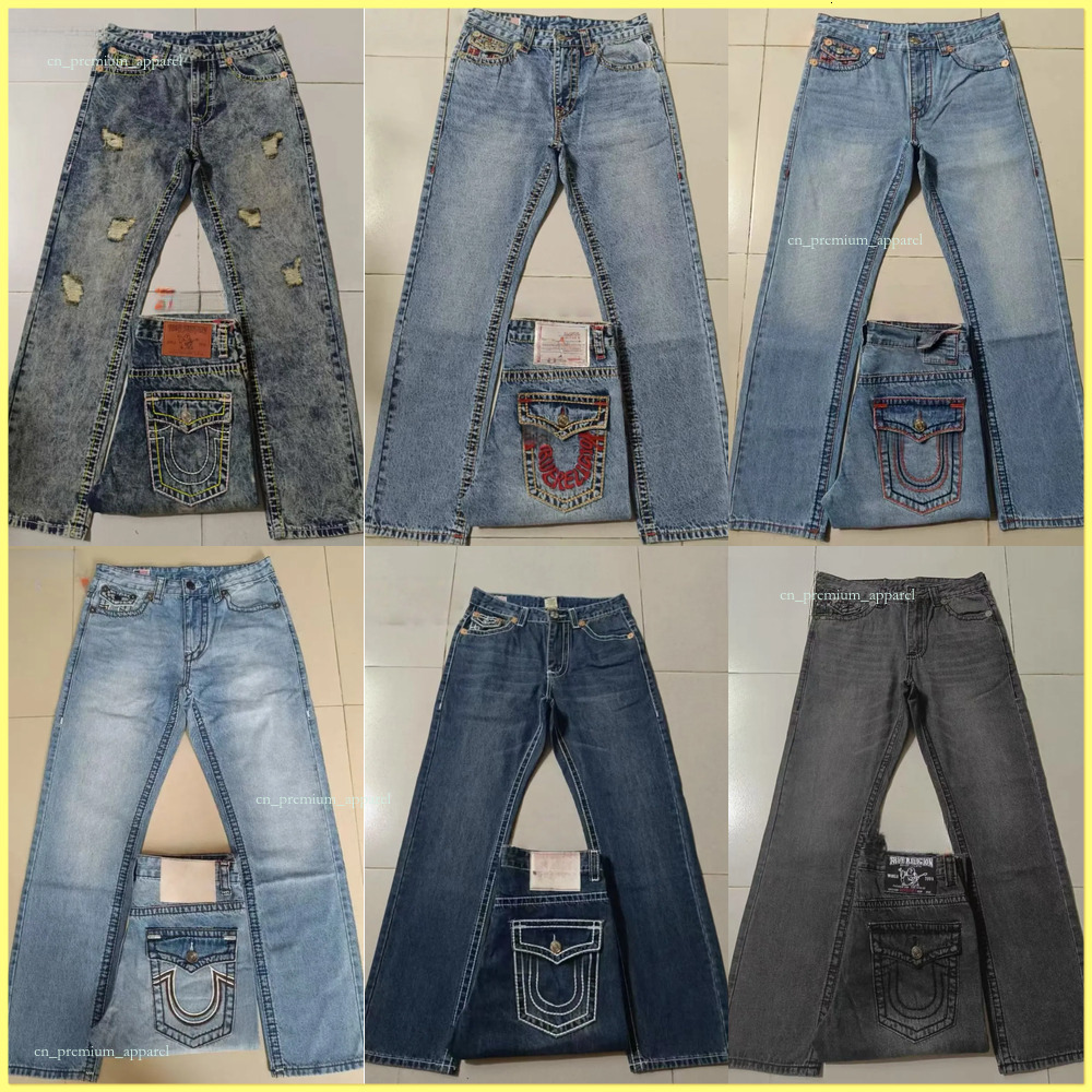25ss new style true jeans High quality man designer jeans pant Riding Jeans Denim Jeans Spring Summer Black true jeans Men's and Women's Jeans baggy jeans 3e 5c f3 8