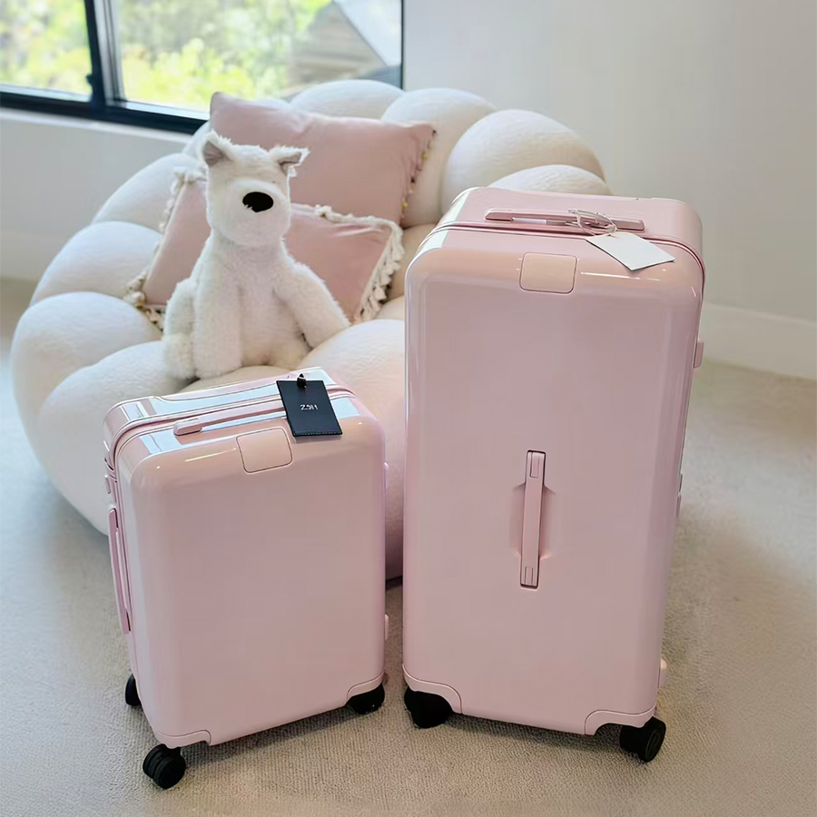 Designer Suitcase luggage Ballet Pink luggage for mens womens wheels bag suitcase development bags Boarding large capacity PC trolley case travel luggage
