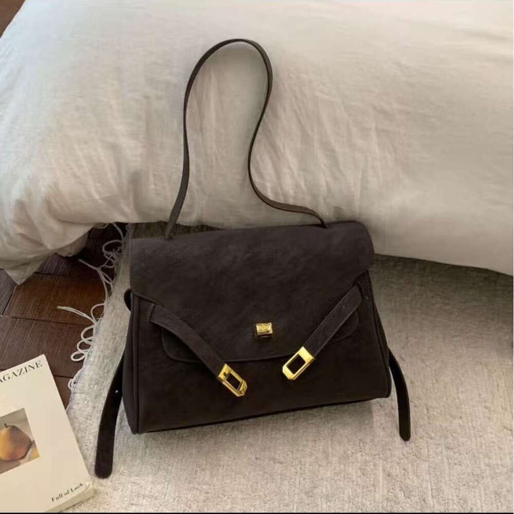Luxury Shoulder Bags Totes Hobo Autumn Winter Commuting Retro Melad Brown For Women New Large Capacity Single Crossbody Bag With High End Feel SENYY