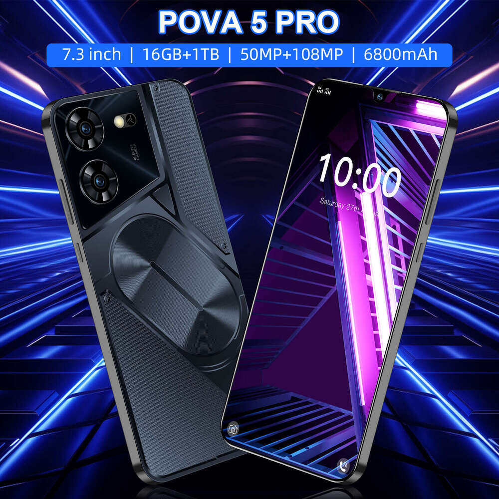 Famous Brand New Cross Border In Stock POVA PRO G Android Smartphone With Ultra Large Screen TB Factory Price CKS