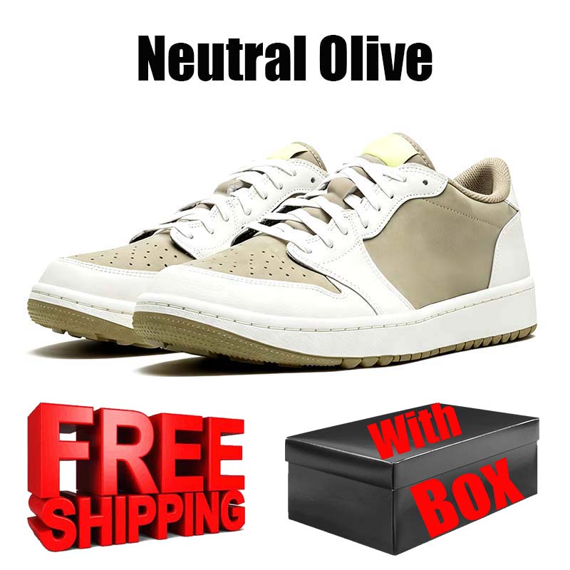 Free Shipping With Box Designer Basketball travisscot 1 1s low lows Shoes sneakers for travi travis mens womens Phantom Fragment scottes Olive trainer