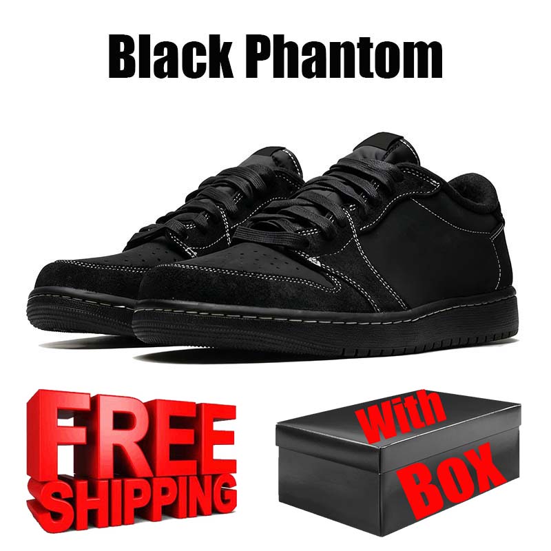 Free Shipping With Box Designer Basketball travisscot 1 1s low lows Shoes sneakers for travi travis mens womens Phantom Fragment scottes Olive trainer