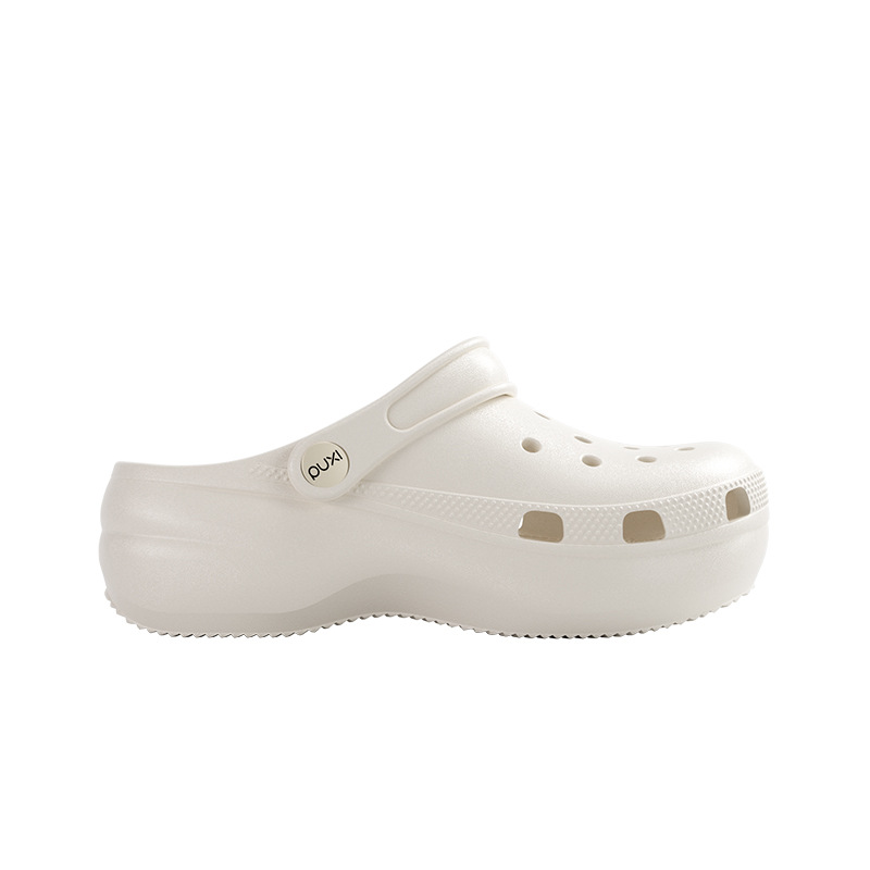 new Free shipping Slippers Fashionable and minimalist perforated shoes in solid color lightweight and easy to wear with a cool mop