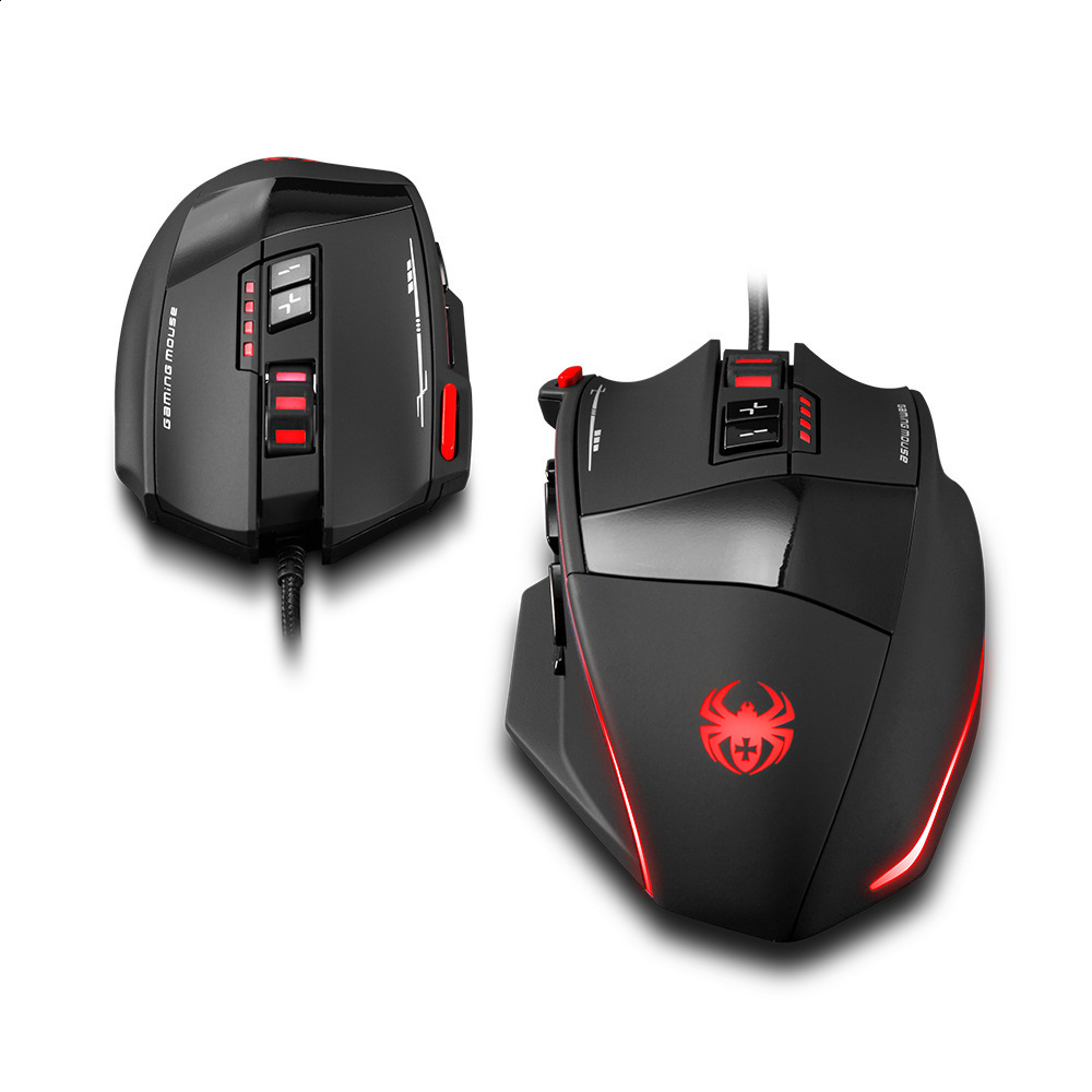 Zelotes master C19 wired game mouse programming macro 12 button mouse 251126