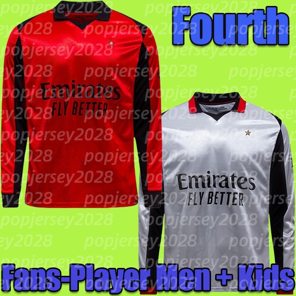 25 26 ac milanss MODRIC Soccer Jersey 4th fourth THEO PULISIC ROMAGNOLI RAFA LEAO JOAO FELIX GIMENEZ Men Kids kit Football shirt