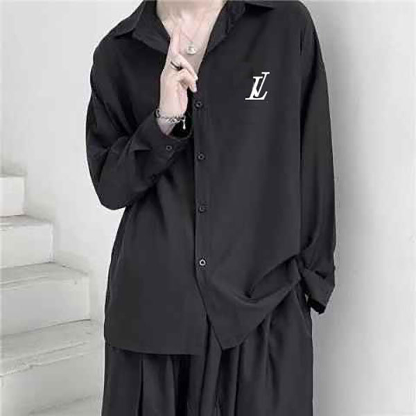 Designer Mens Casual Shirts Autumn Spring Long Sleeve Plus Size Formal Shirt oversized Brands French Man Dress Polo Shirts Slim Fit Business Shirts 5xl 6xl 7xl 8xl
