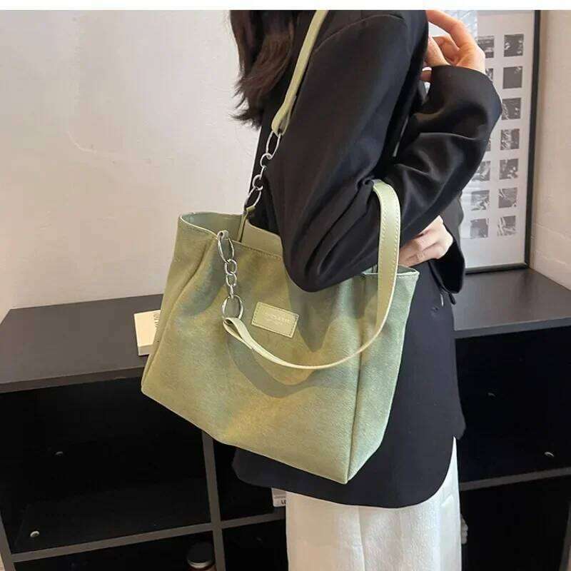 Fashion Large-Volume Suede Stylish Commuter Tote Bag Ladies with One Shoulder Bags for Women Purses and Handbags Z260224
