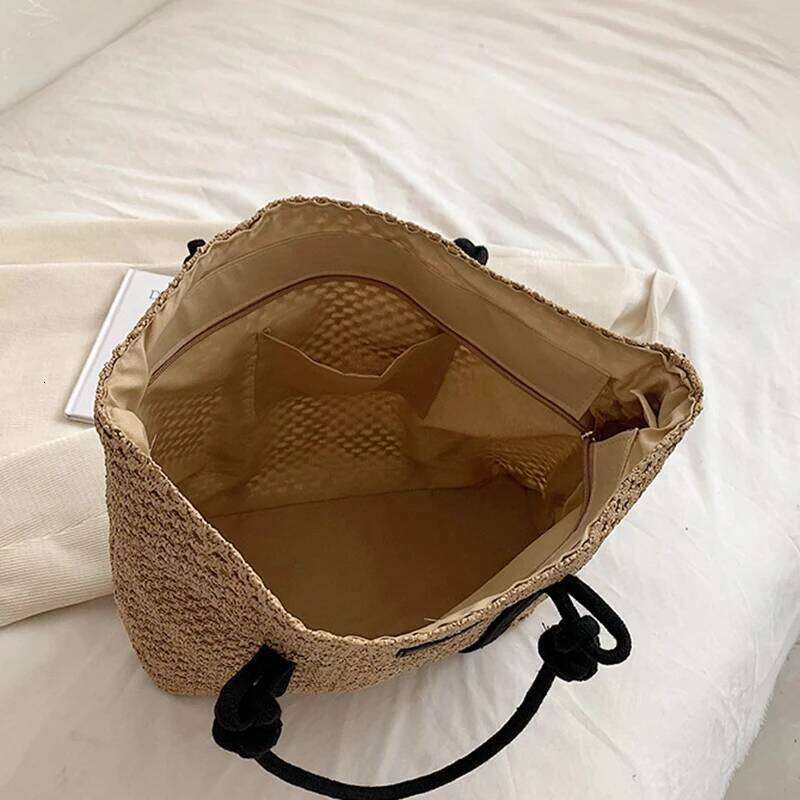 Summer Big For Women Large Capacity Woven Handbag Travel Holiday Beach Casual Shopper Tote Bag Purse bolsa Z260224