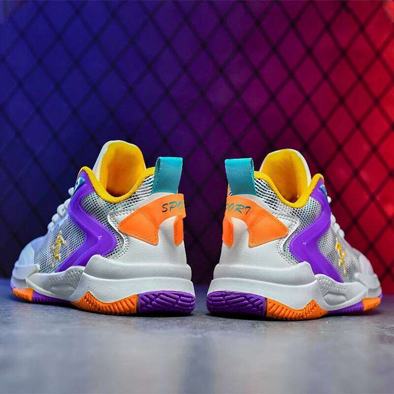 Fashion Kids Sneakers Ankle Protected Basketball Casual Sports Children Gym Training Shoes Boys Girls Trainers 26W0224