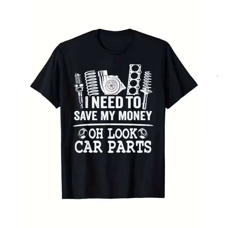 I NEED TO SAVE MY MONEY OH LOOK CAR PARTS Meme Women's T-Shirt Men Oversized Tee Cotton Vintage Harajuku Unisex Streetwear Top H260224