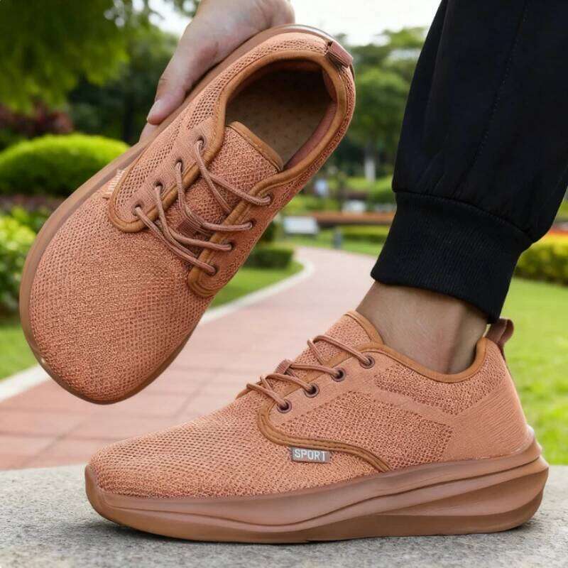 Wide Toe Barefoot for Men Breathable Non-slip Minimalist Walking Shoes 2025 Fashion Unisex Outdoor Platform Sneakers Women
