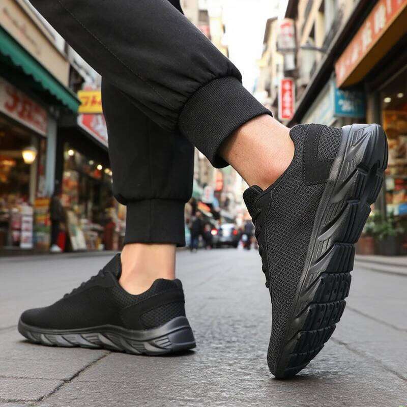 New Running Walking Mesh Fashion Breathable Light Casual Sports Vulcanize for Men Sale Shoes Free Shipping