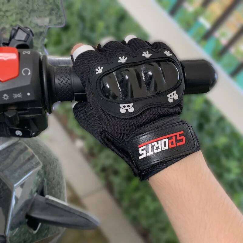 Children's Sports Cycling Hard-Shell Safety Boy Girl Non-slip Scooter Fall Protection Balance Bike Kids Gloves Ages 5-12 26H0224