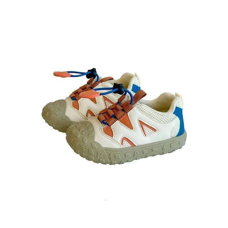 Soft sole children's sneakers 2025 spring autumn new girl web breathable casual fashion boy daddy shoes 26W0224