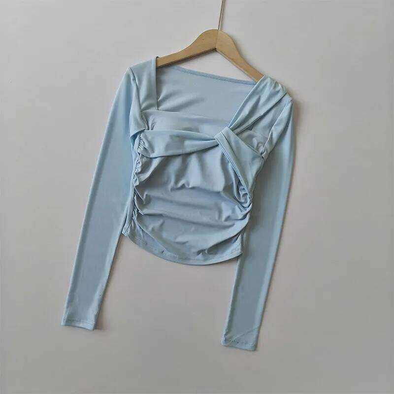 Yoga Women Sports Tops Fixed Gym Chest Pads Mesh Splicing Slimming Long Sleeved Shirts Running Training Fitness Clothes 26Y0224