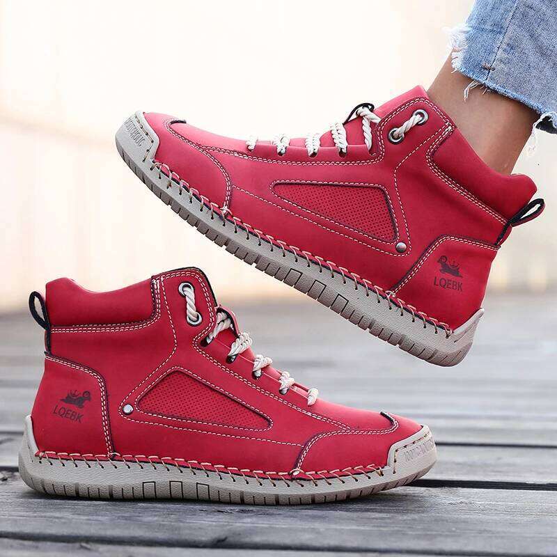 Boots for British Style Retro Anti Slip Loafers Casual Soft Soled Women Nude BootsSpring Autumn Comfortable Women's Shoes
