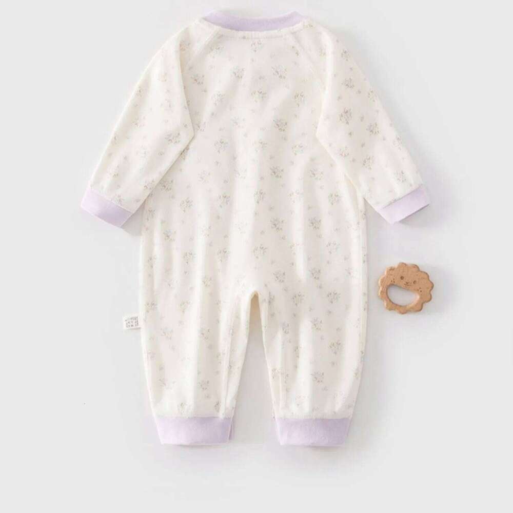 for Male Female Pajamas Newborn Baby Jumpsuit Pure Cotton Base Spring and Autumn Clothes 26H0224