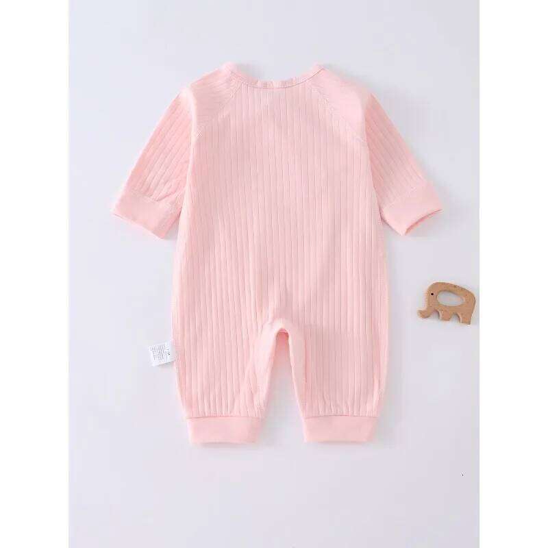 Spring Long Sleeve Baby Girl Romper 100%Cotton Soft Newborn Jumpsuits Clothing 26H0224