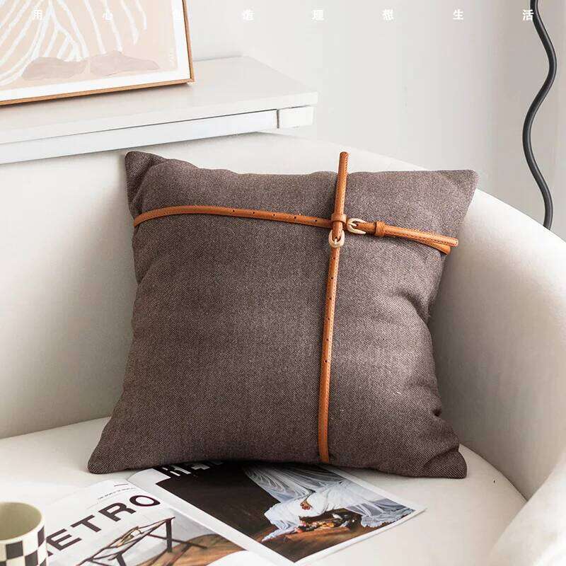 Horse Inches Throw Croker - Simple Modern Style Leather Decoration Couch Cushion Pillow Cover Withour Core