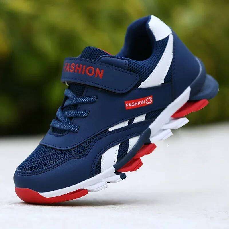Childrens Running Trendy Design Casual Sneakers Mesh Breathable Sports Comfortable Tennis Shoes for Boys 26W0224