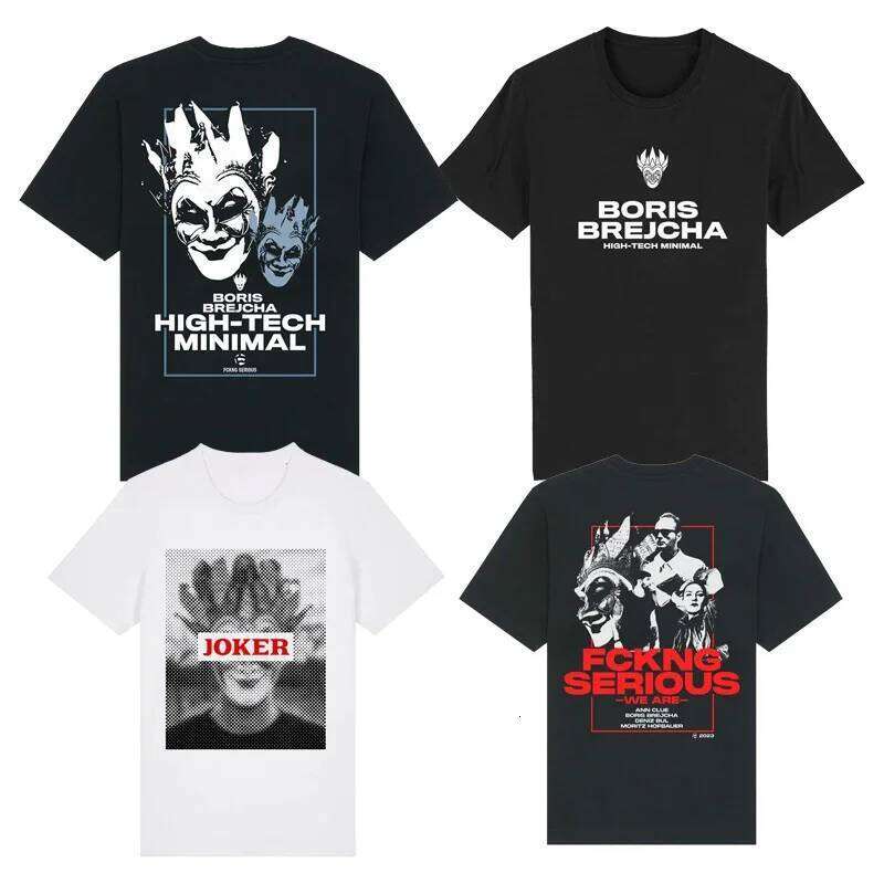Dj Boris Brejcha 2025 Men Women T-shirt Print Tshirt Clothing Designer Tee Cotton Oversized T Shirt Summer Tops H260224
