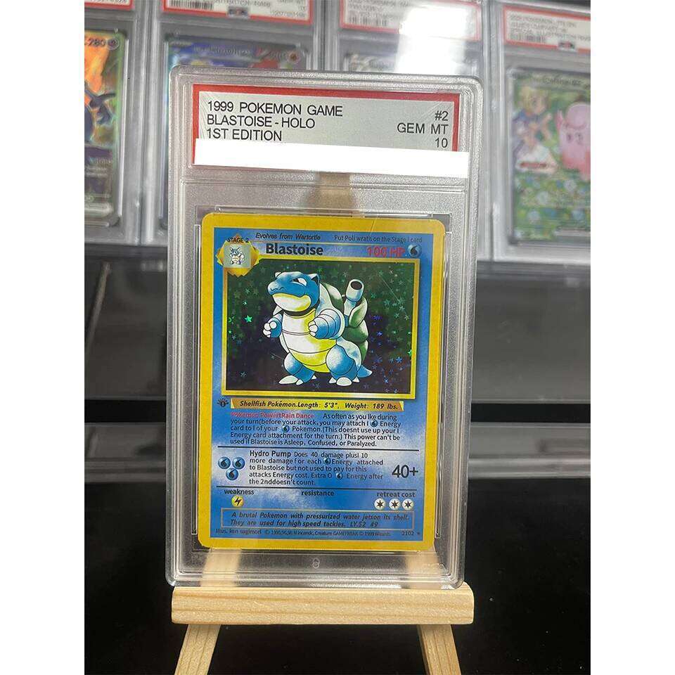 POKEMON English GAME 1ST EDITION MEWTWO CHARIZARD GYARADOS BLASTOISE HOLO Grade Gem Mint 10 Collection Card w260224