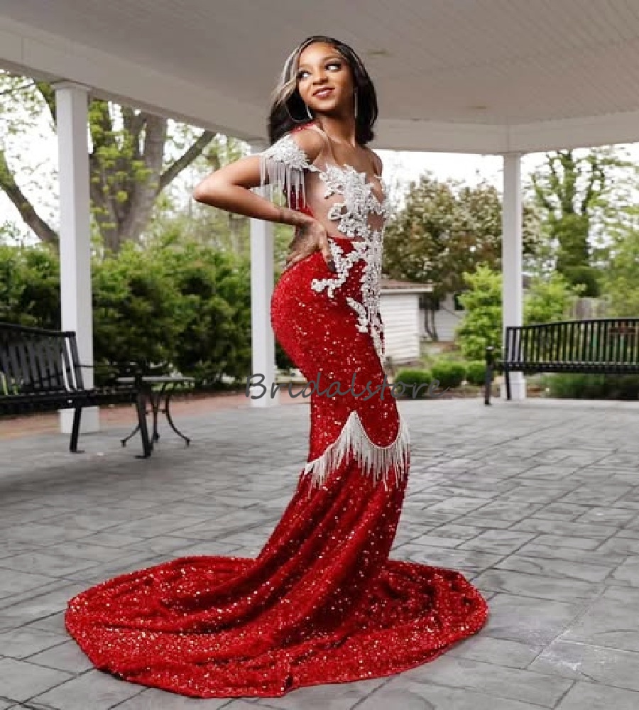 Gorgeous Gold Sequin Embellished Evening Dress 2026 Shiny Black Girls Prom Dress With 3D Flowers Open Back Formal Occasion Party Dress Vestio De Fiest