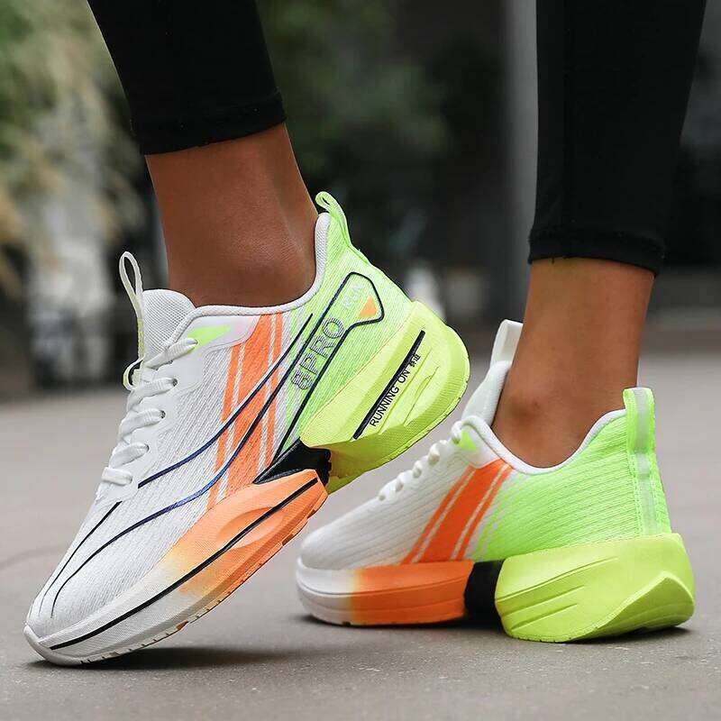 Women's Sports Ultra-light Men Couples Jogging Marathon Running Shoe Comfortable Athletic Nonskid Walking Sneakers Outdoors