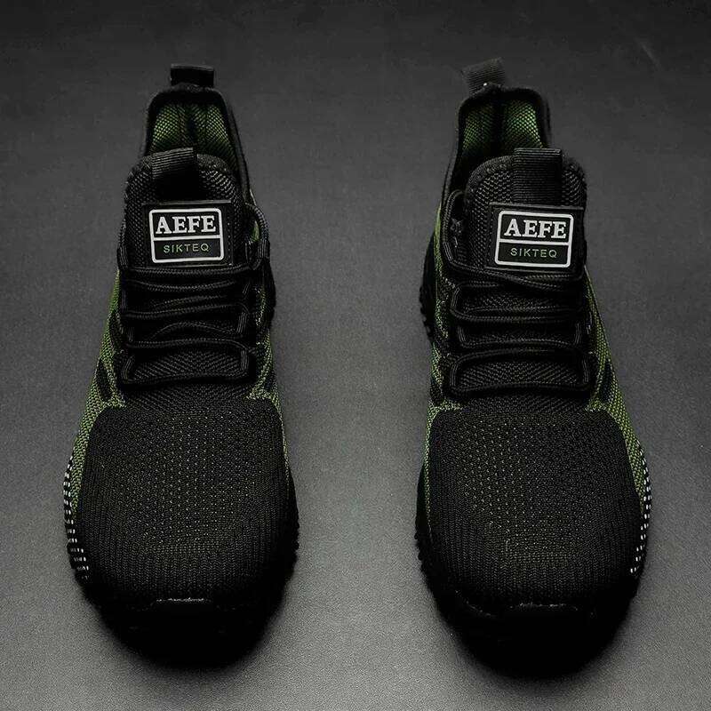 MAEDEF Mens Walking Shoes Lightweight Breathable Anti Slip Outdoor Sports Sneakers Comfortable Footwear for Men Size 40-47