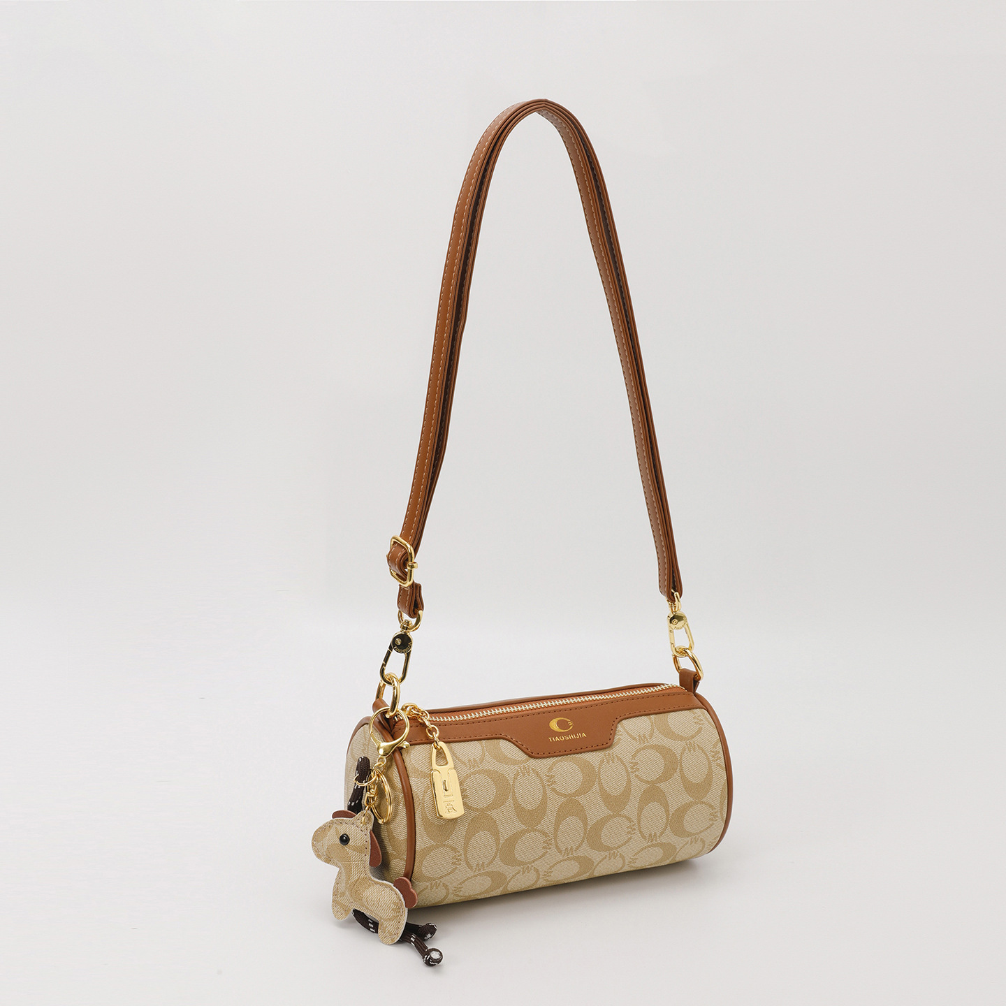 2026 New Style Underarm Bag with Print Small Square Bag, French Commuter Stylish Crossbody Bag, Unique Fashion Handheld Shoulder Bag with Letter Desig