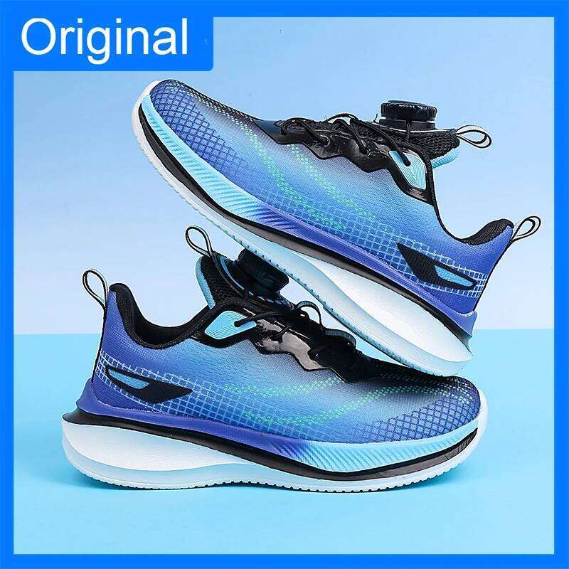 Children Classic Mesh Light Breathe Outdoor Running Fitness Soft Sole Anti Slip Shock-absorbing Sports Shoes 26W0224