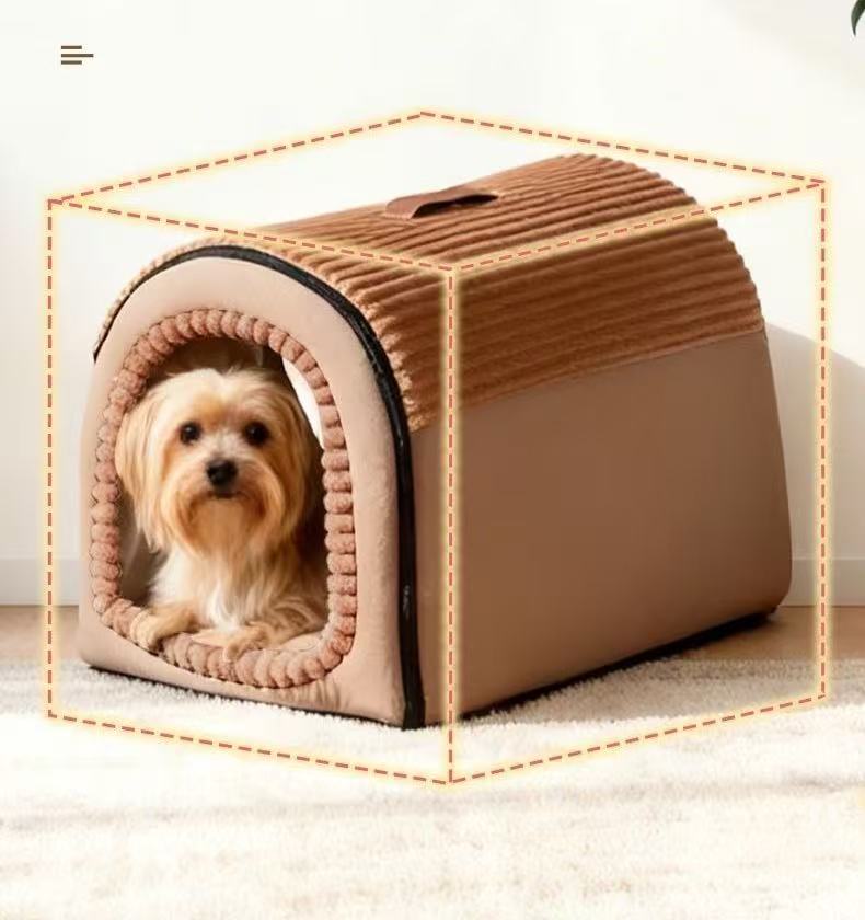 Cat litter winter warm closed cat house tent cat house security comfortable rebound winter removable and washable kennel