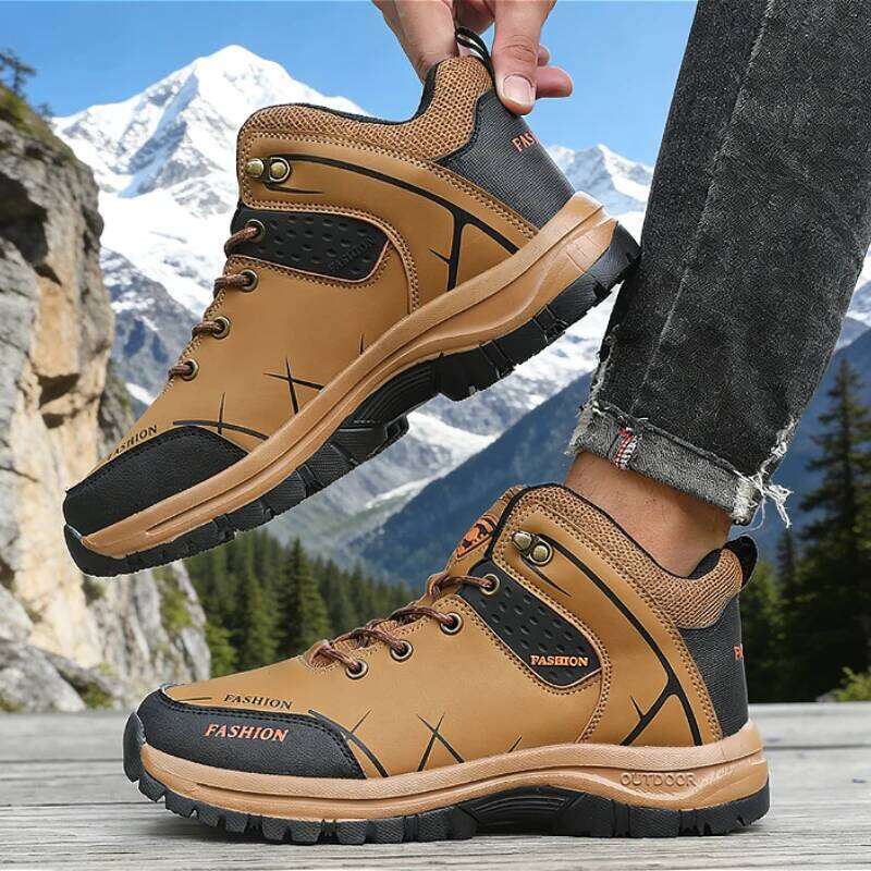 Classic Hiking Boots Comfortable Breathable Anti Slip Shoe Outdoor Mountain Climbing Sneaker Fashion Men Top Quality Loafers