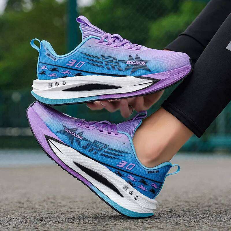 Carbon Board Speciality Marathon Running Men Breathable Casual Lightweight Shoes Plus Size Women's Sneakers